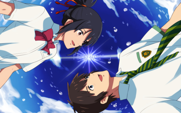 Anime Your Name. Taki Tachibana Mitsuha Miyamizu Kimi No Na Wa. HD Wallpaper | Background Image