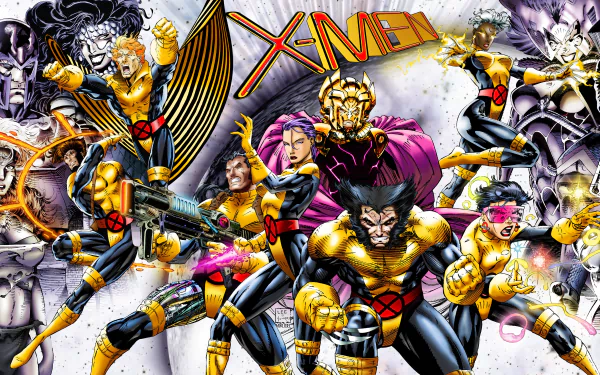 Storm (Marvel Comics) mutant Logan James Howlett Forge (Marvel Comics) Rogue (Marvel Comics) Magneto (Marvel Comics) Banshee (Marvel Comics) Psylocke (Marvel Comics) Jubilee (Marvel Comics) Wolverine Comic X-Men HD Desktop Wallpaper | Background Image
