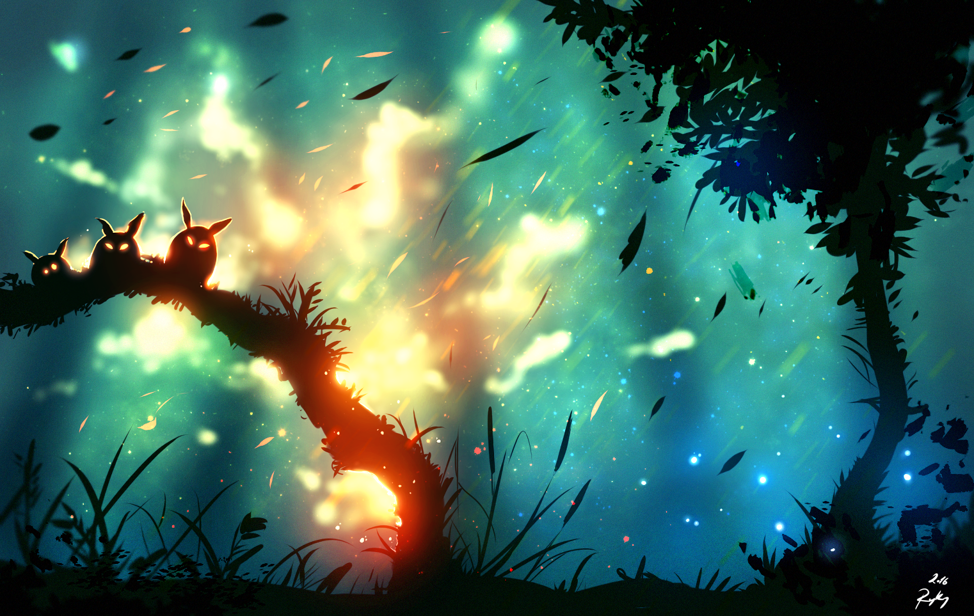 Enchanted Forest: A Stunning Fantasy HD Wallpaper by Benjamin Cehelsky