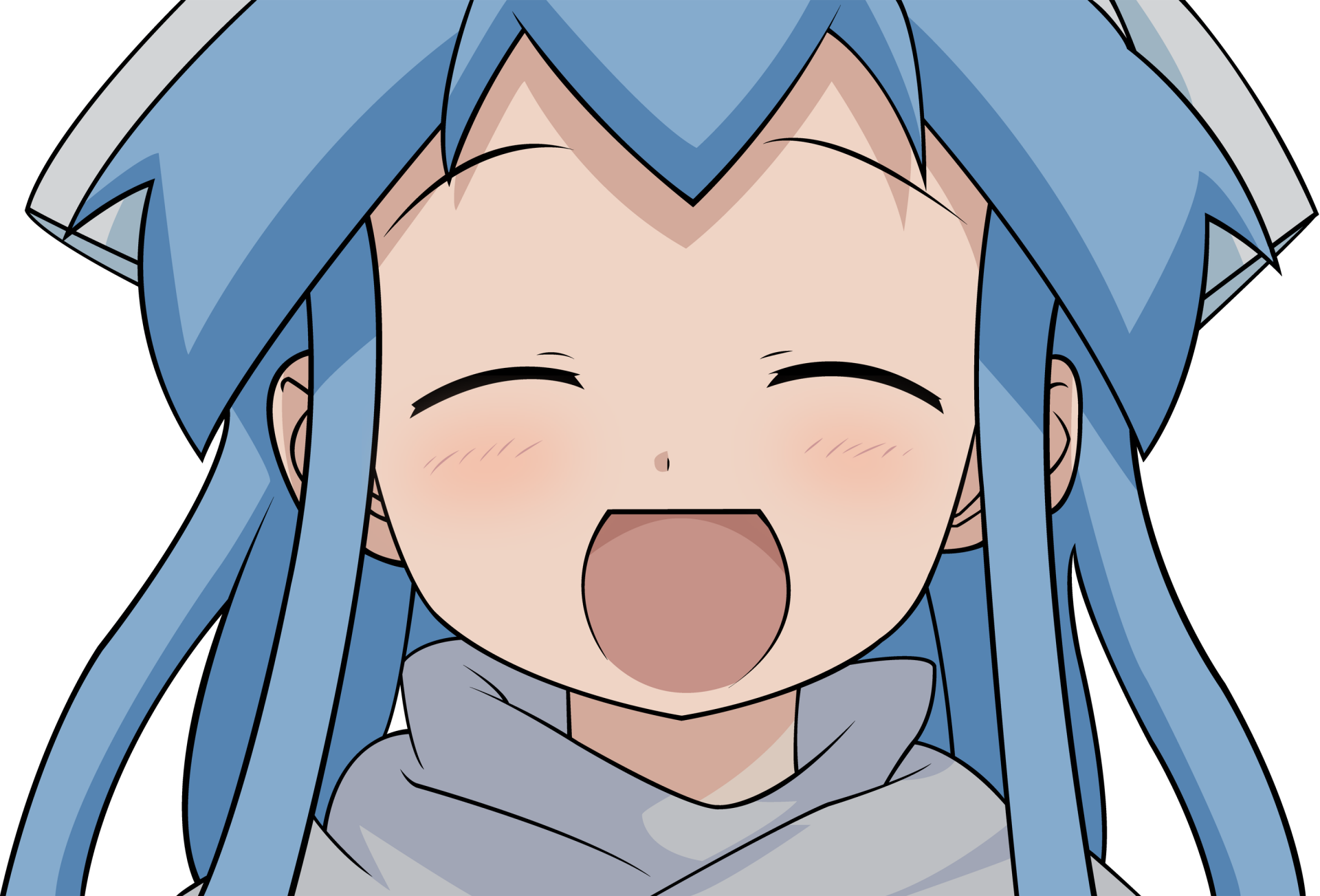 Download Ika Musume Anime Squid Girl HD Wallpaper