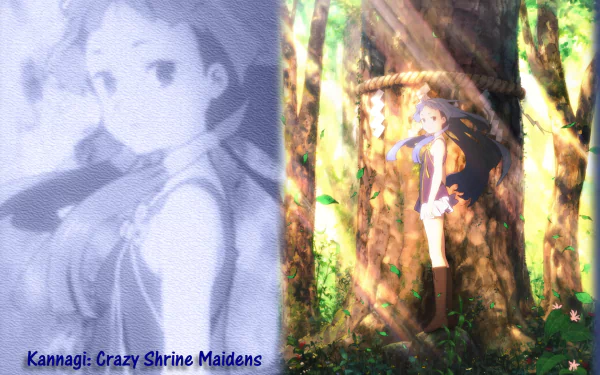 Anime Kannagi: Crazy Shrine Maidens HD Desktop Wallpaper | Background Image