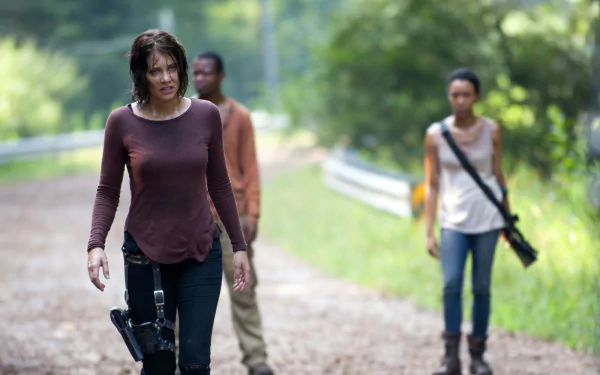 Maggie Greene Lauren Cohan TV Show The Walking Dead HD Desktop Wallpaper | Background Image