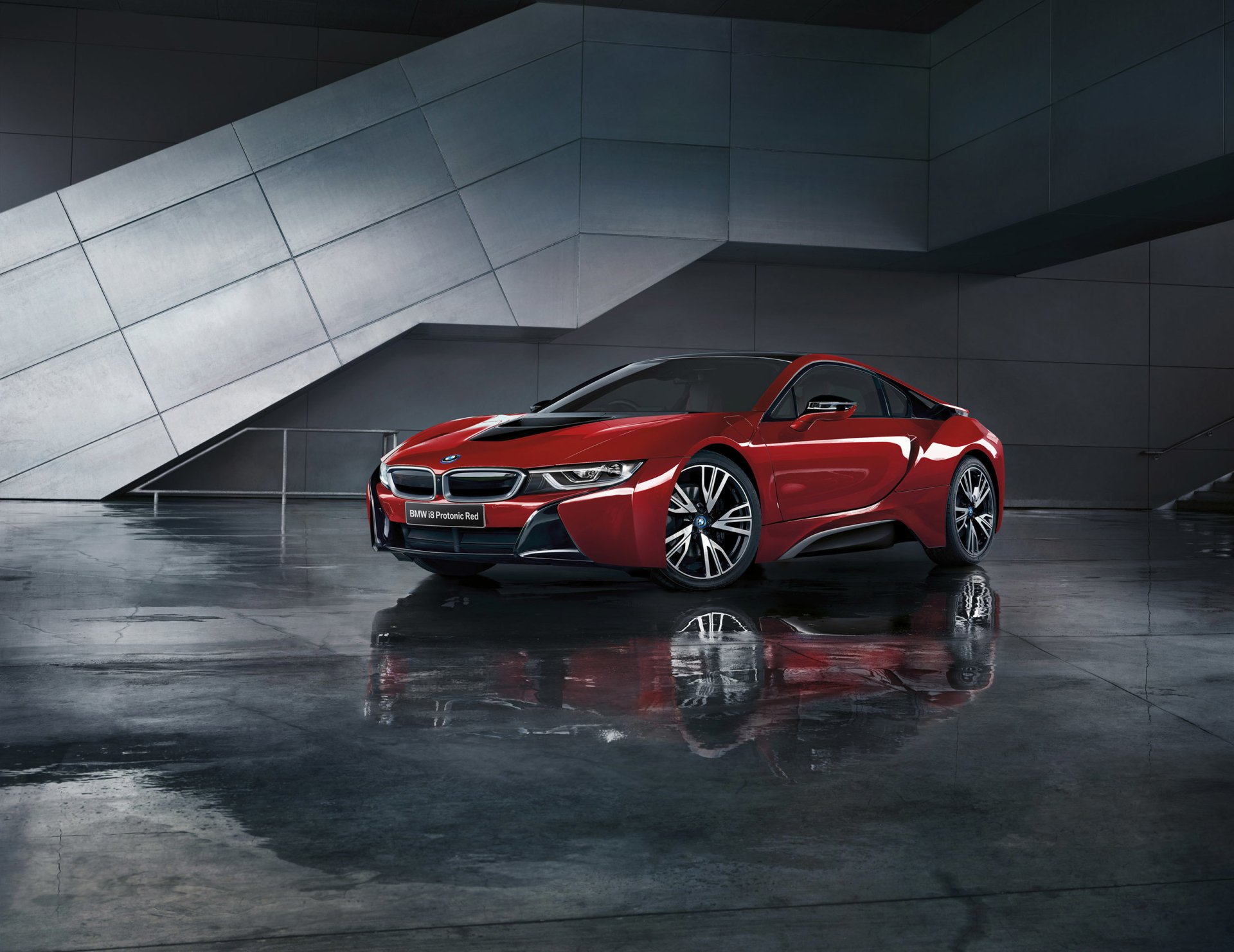 Download Supercar Car Reflection BMW Vehicle BMW I8 HD Wallpaper