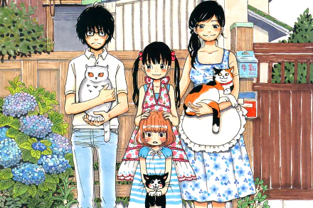 Sangatsu no Lion Rei Kiriyama Momo Kawamoto Hinata Kawamoto Akari Kawamoto Anime March Comes in like a Lion HD Desktop Wallpaper | Background Image