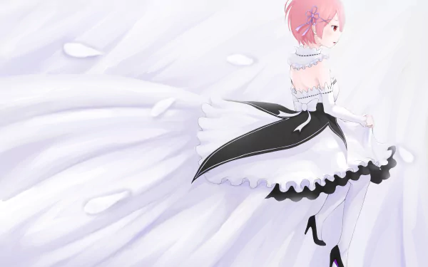 Ram (Re:ZERO) Anime Re:Zero - Starting Life in Another World HD Desktop Wallpaper | Background Image
