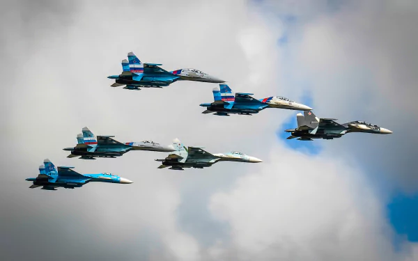 warplane aircraft jet fighter military Sukhoi Su-27 HD Desktop Wallpaper | Background Image