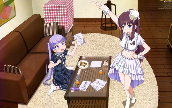 Anime New Game! Aoba Suzukaze Hifumi Takimoto HD Wallpaper | Background Image