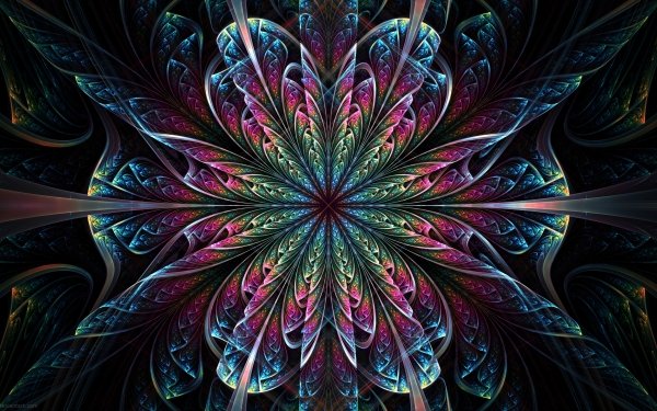 Abstract Design Colors Fractal HD Wallpaper | Background Image