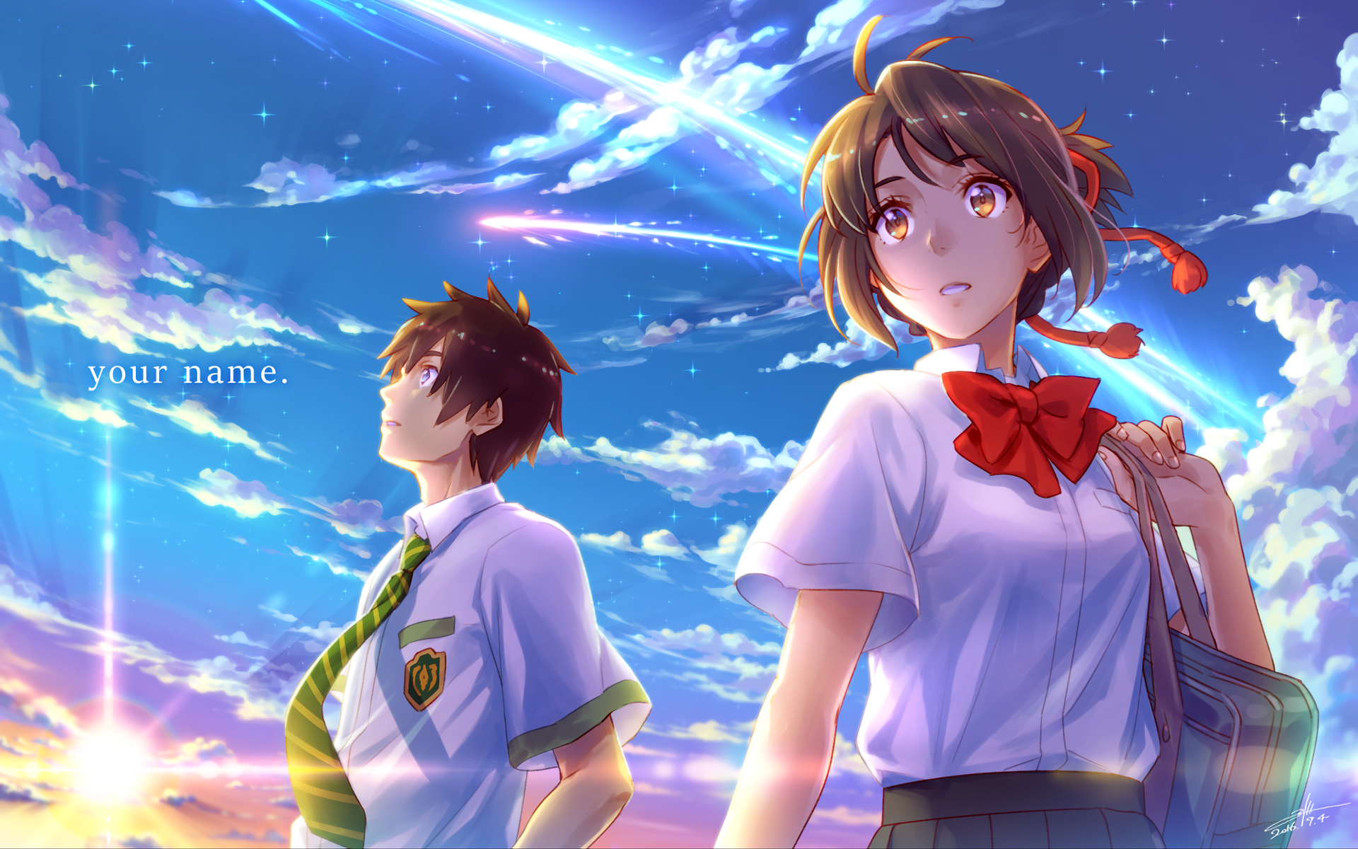 Kimi No Na Wa Wallpaper Collection  Your name anime, Kimi no na wa  wallpaper, Your name wallpaper