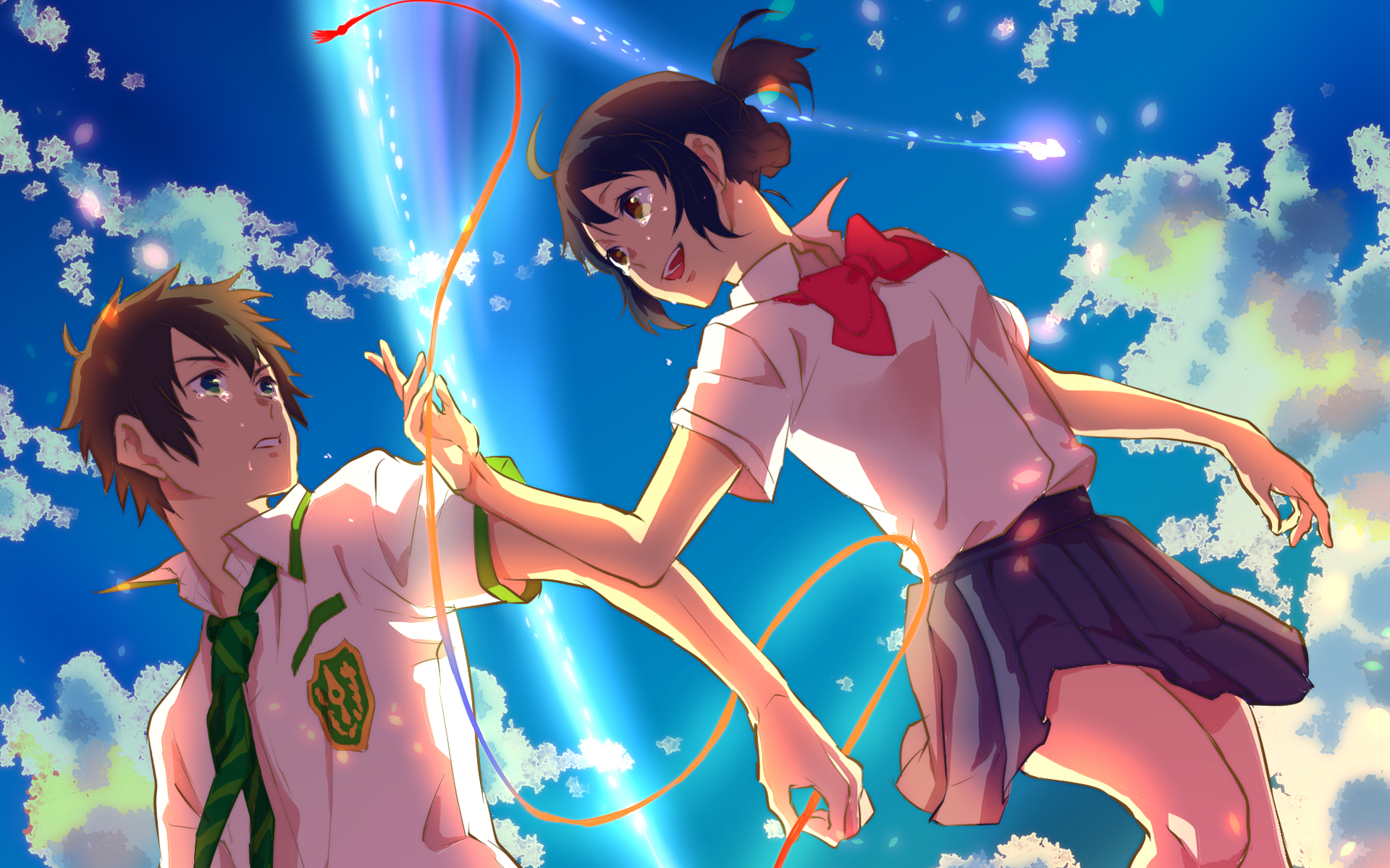 Download Your Name. Taki Tachibana Mitsuha Miyamizu Anime HD Wallpaper