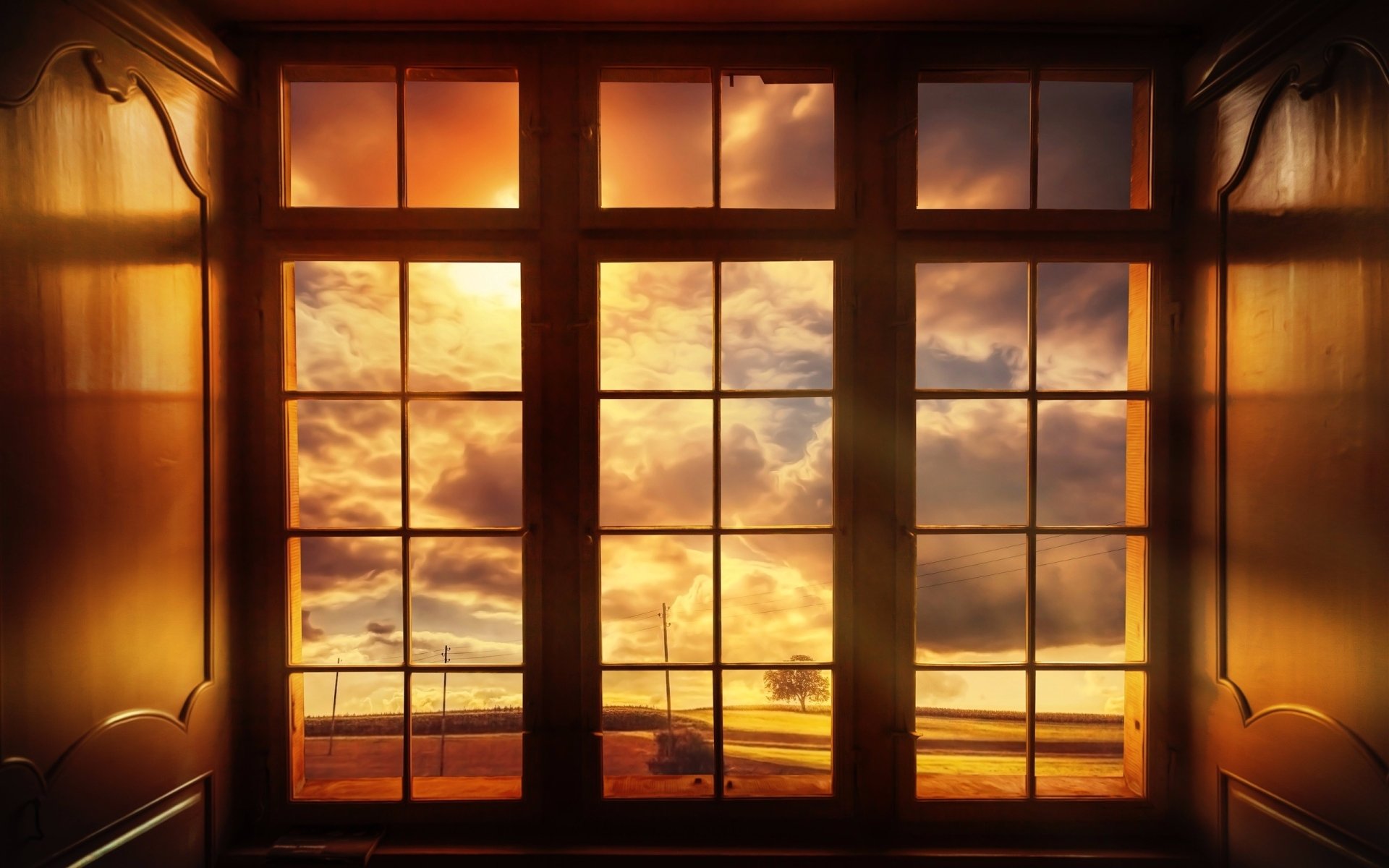 open window wallpaper