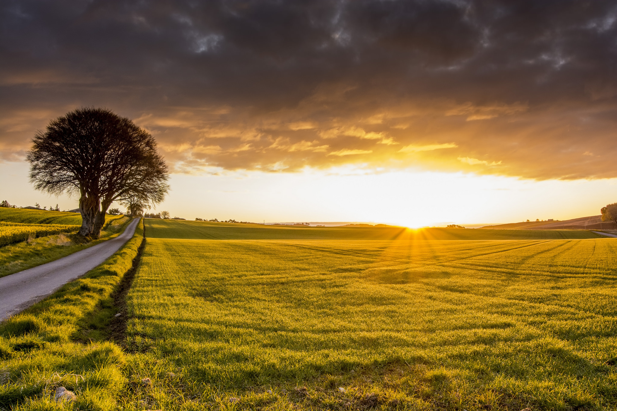 Nature Sunrise HD Wallpaper by Graham Bradshaw