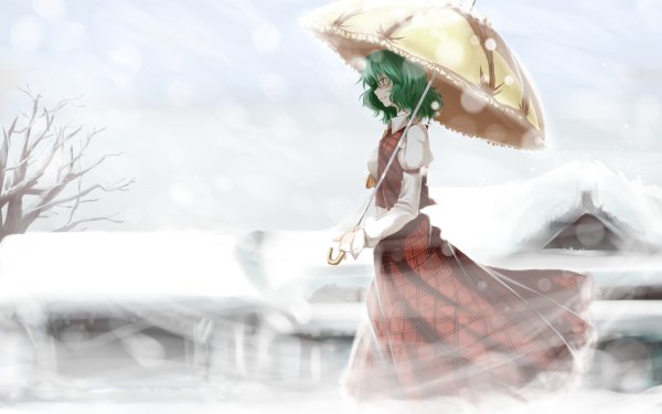 Anime Touhou Yuuka Kazami HD Wallpaper | Background Image