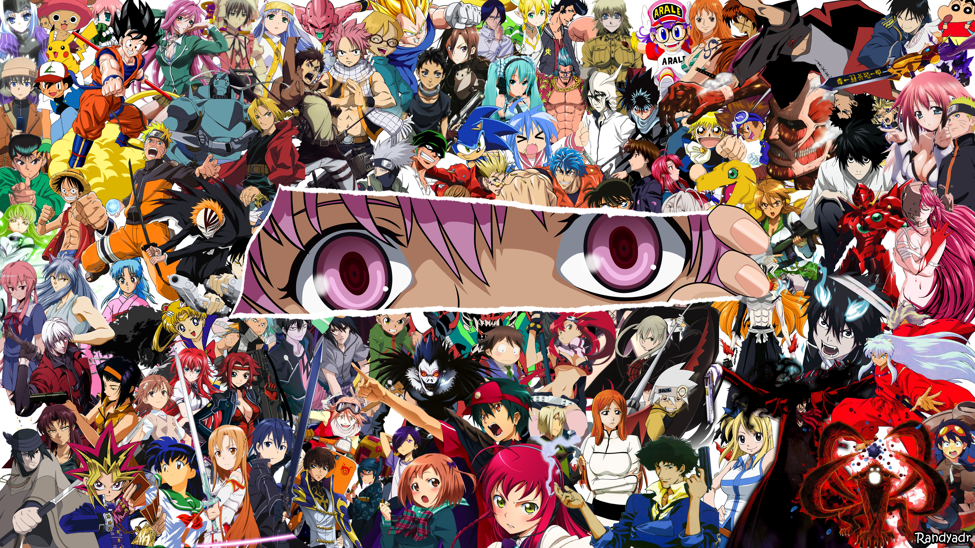 Anime Crossover Fondo de pantalla HD | Fondo de Escritorio