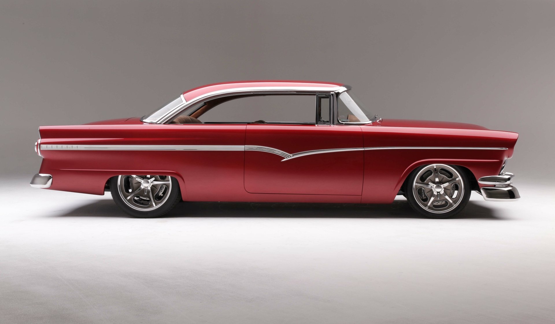 Download Hot Rod Ford Vehicle 1956 Ford Victoria 4k Ultra HD Wallpaper