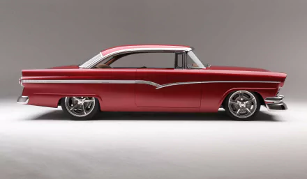 hot rod Ford vehicle 1956 Ford Victoria HD Desktop Wallpaper | Background Image