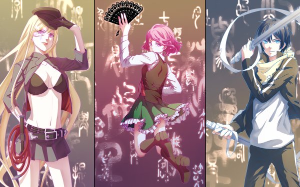 Anime Noragami Yato Bishamonten Kofuku Ebisu HD Wallpaper | Background Image
