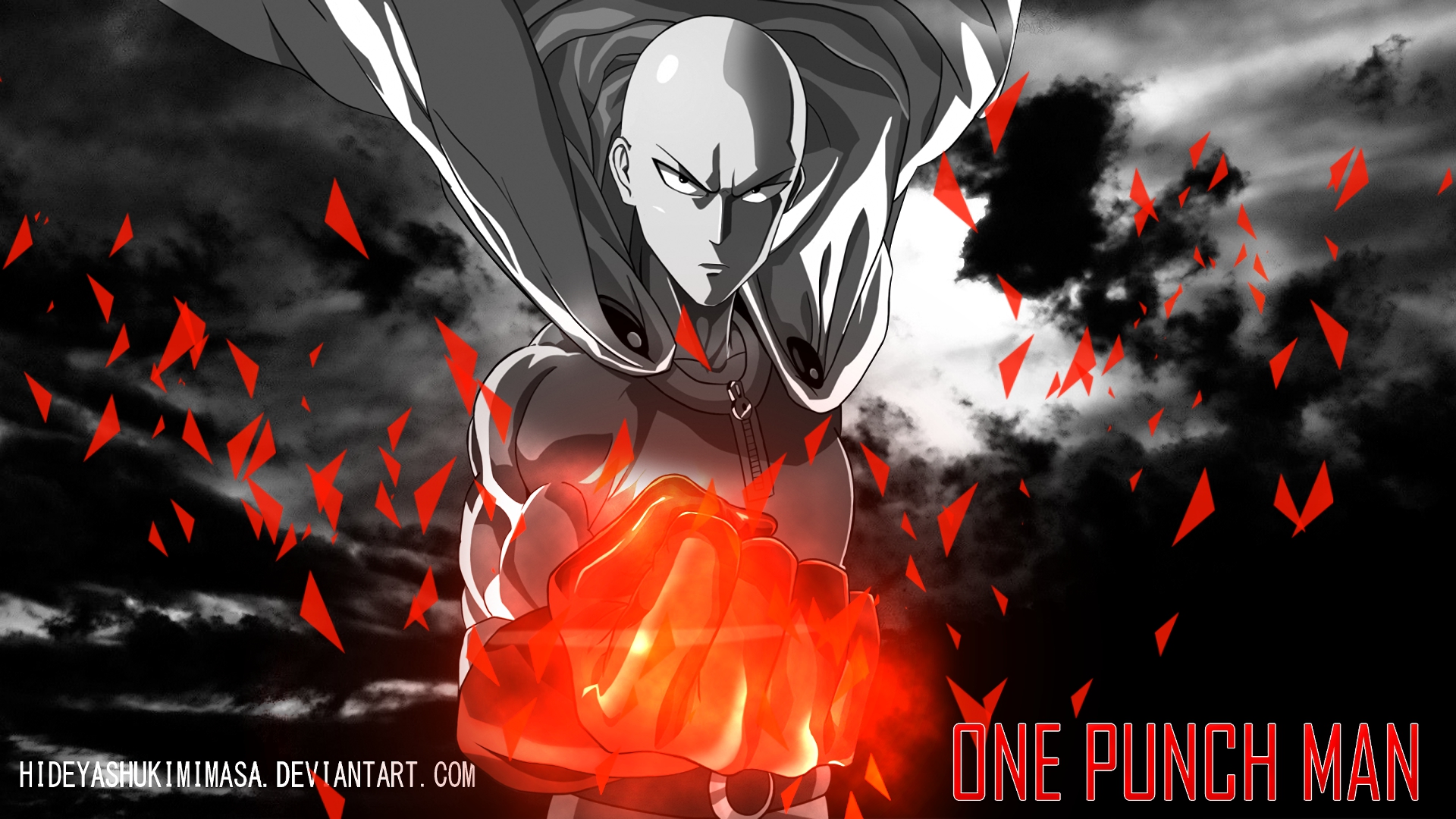 Anime One-Punch Man Saitama (One-Punch Man) Wallpaper