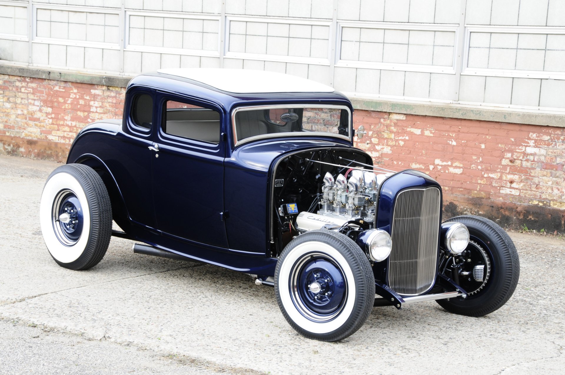 Download Vintage Car Hot Rod 1932 Ford Coupe Vehicle Ford Coupe HD Wallpaper