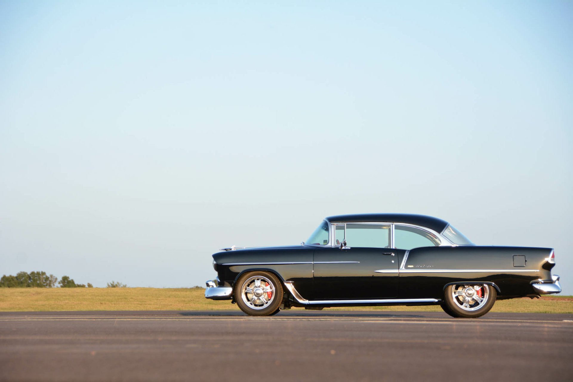 Download Hot Rod 1955 Chevrolet Bel Air Vehicle Chevrolet Bel Air HD Wallpaper