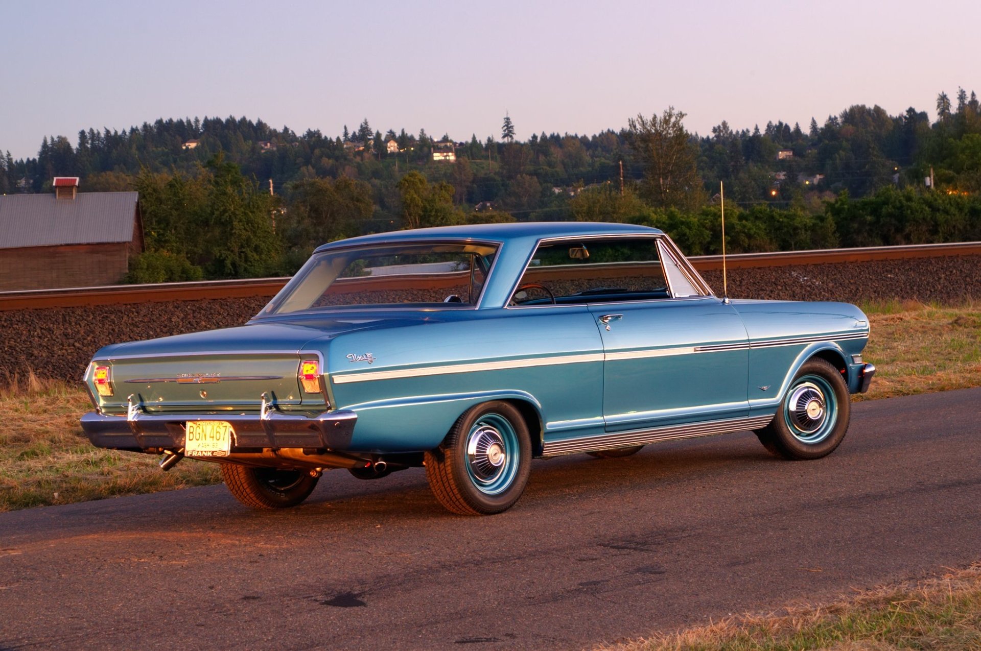 Download Muscle Car 1963 Chevrolet Nova Vehicle Chevrolet Nova HD Wallpaper