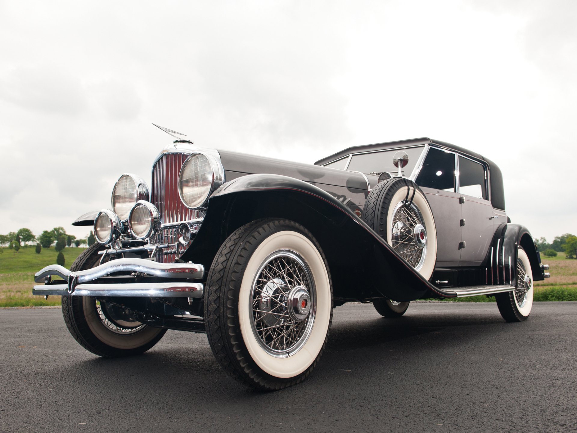 Download Vintage Car 1929 Duesenberg Model J Sport Sedan Vehicle Duesenberg Model J Sport Sedan HD Wallpaper