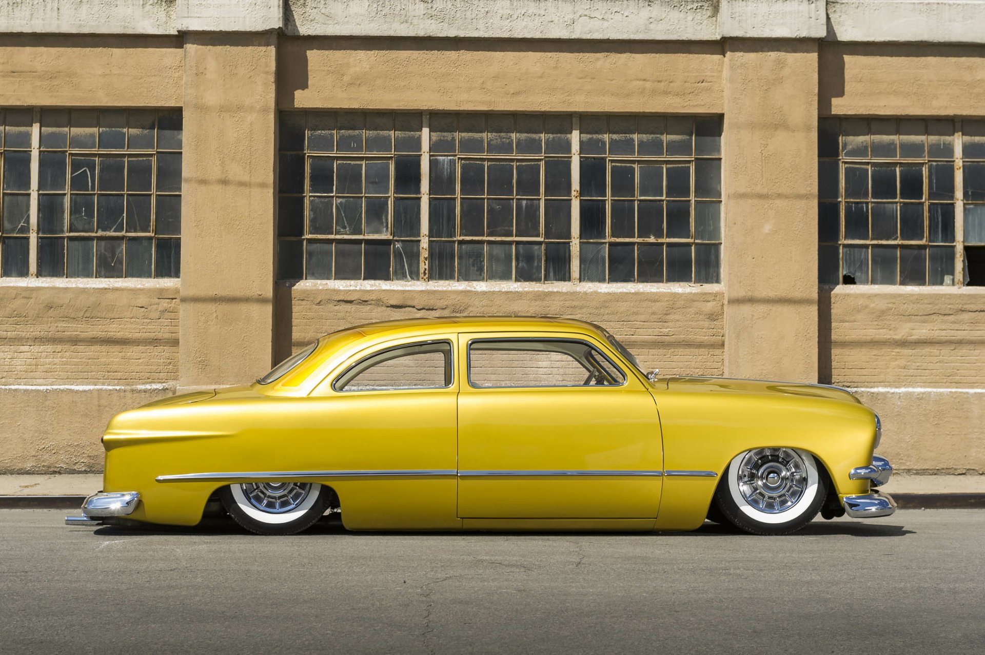 Download Lowrider Hot Rod 1951 Ford Custom Vehicle Ford Custom HD Wallpaper