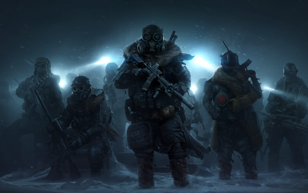 Video Game Wasteland 3 Gas Mask HD Wallpaper | Background Image