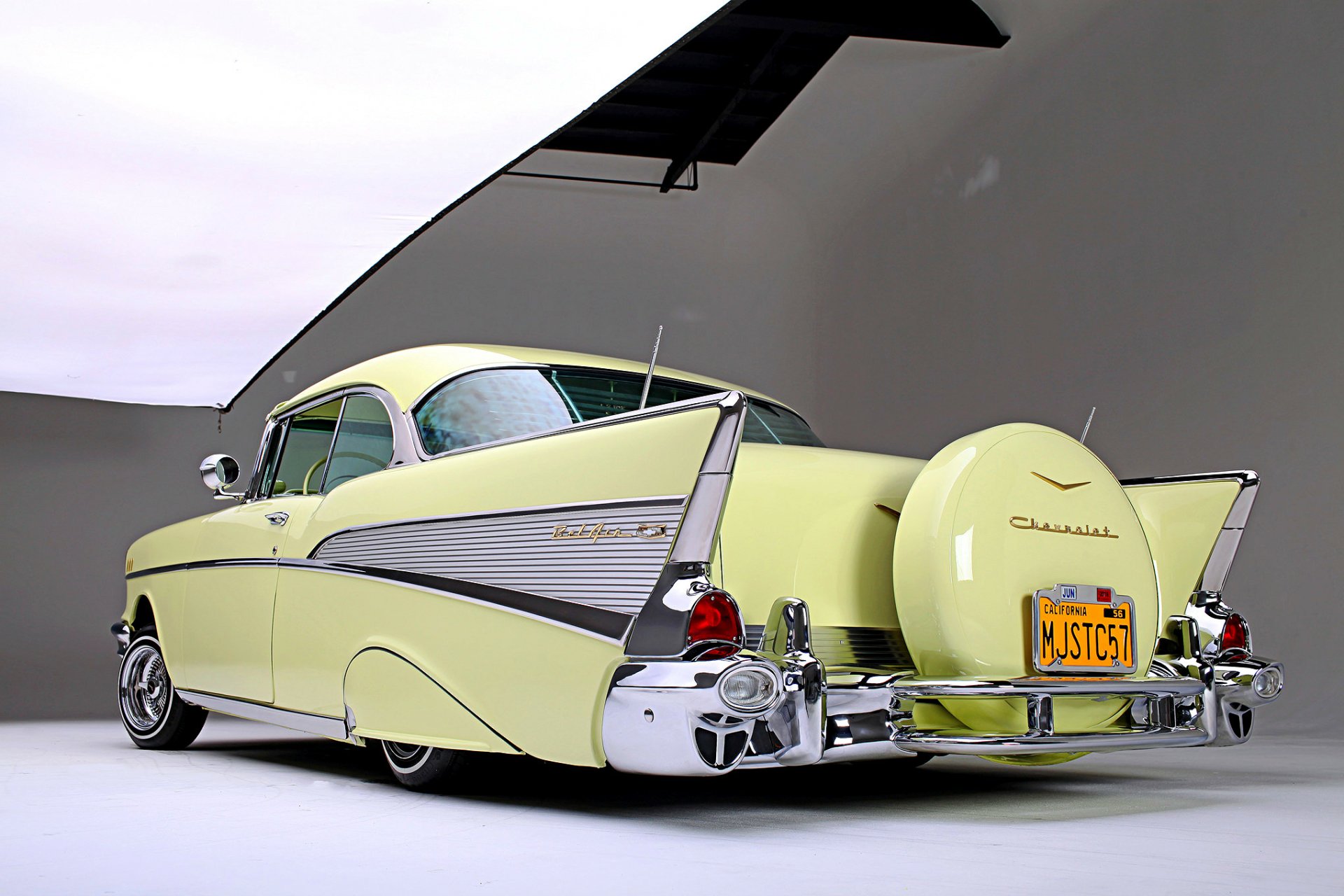 Download Lowrider 1957 Chevrolet Bel Air Convertible Vehicle Chevrolet Bel Air Convertible HD Wallpaper