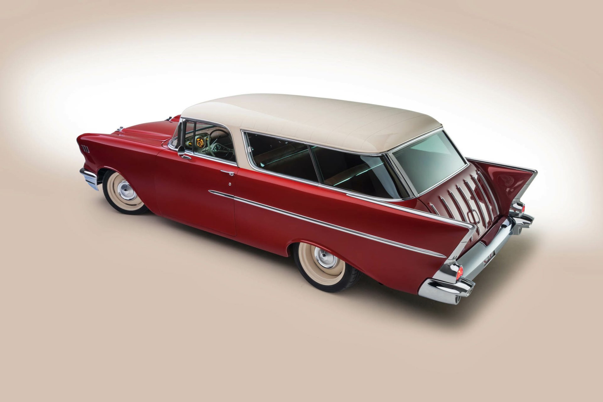 Download 1957 Chevrolet Nomad Vehicle Chevrolet Nomad HD Wallpaper