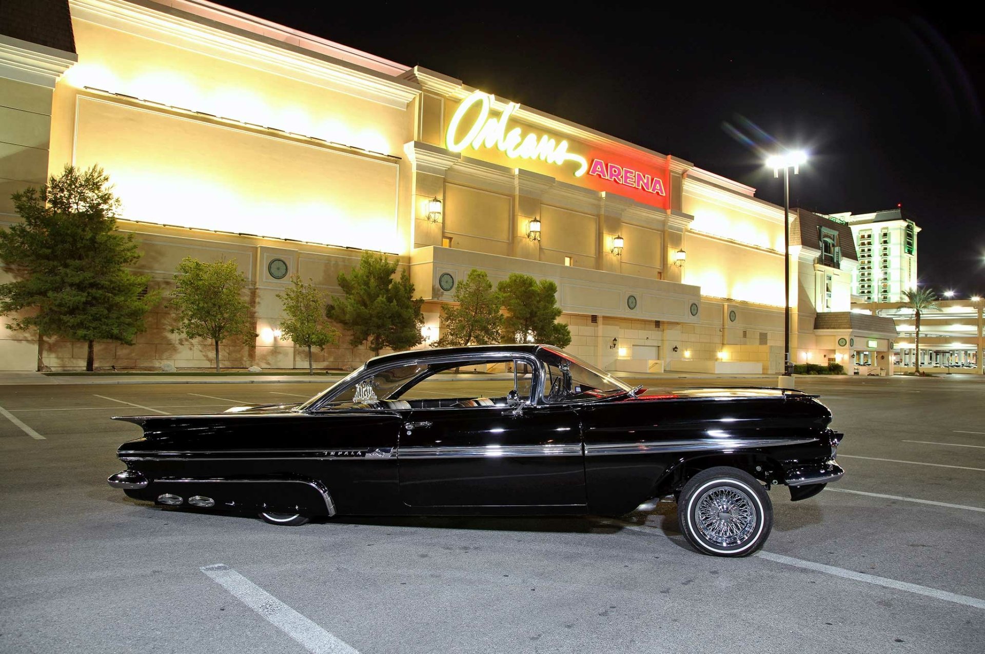 Download Muscle Car Lowrider 1959 Chevrolet Impala Vehicle Chevrolet Impala HD Wallpaper