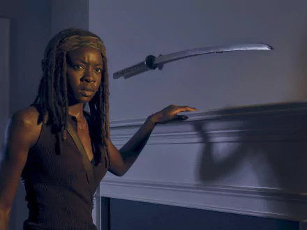 Michonne (The Walking Dead) Danai Gurira TV Show The Walking Dead HD Desktop Wallpaper | Background Image