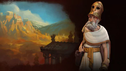 Pericles Greece video game Civilization VI HD Desktop Wallpaper | Background Image