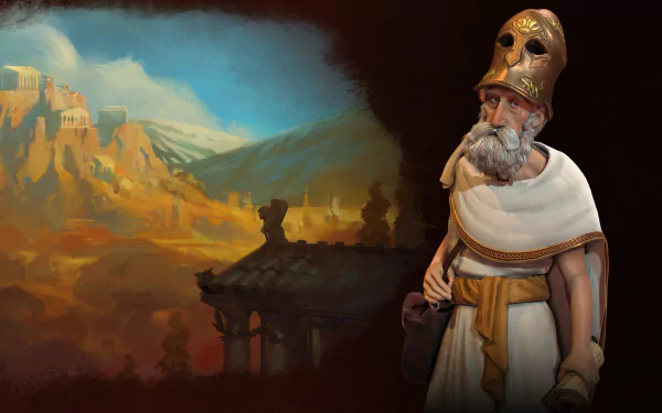 Pericles Greece video game Civilization VI HD Desktop Wallpaper | Background Image