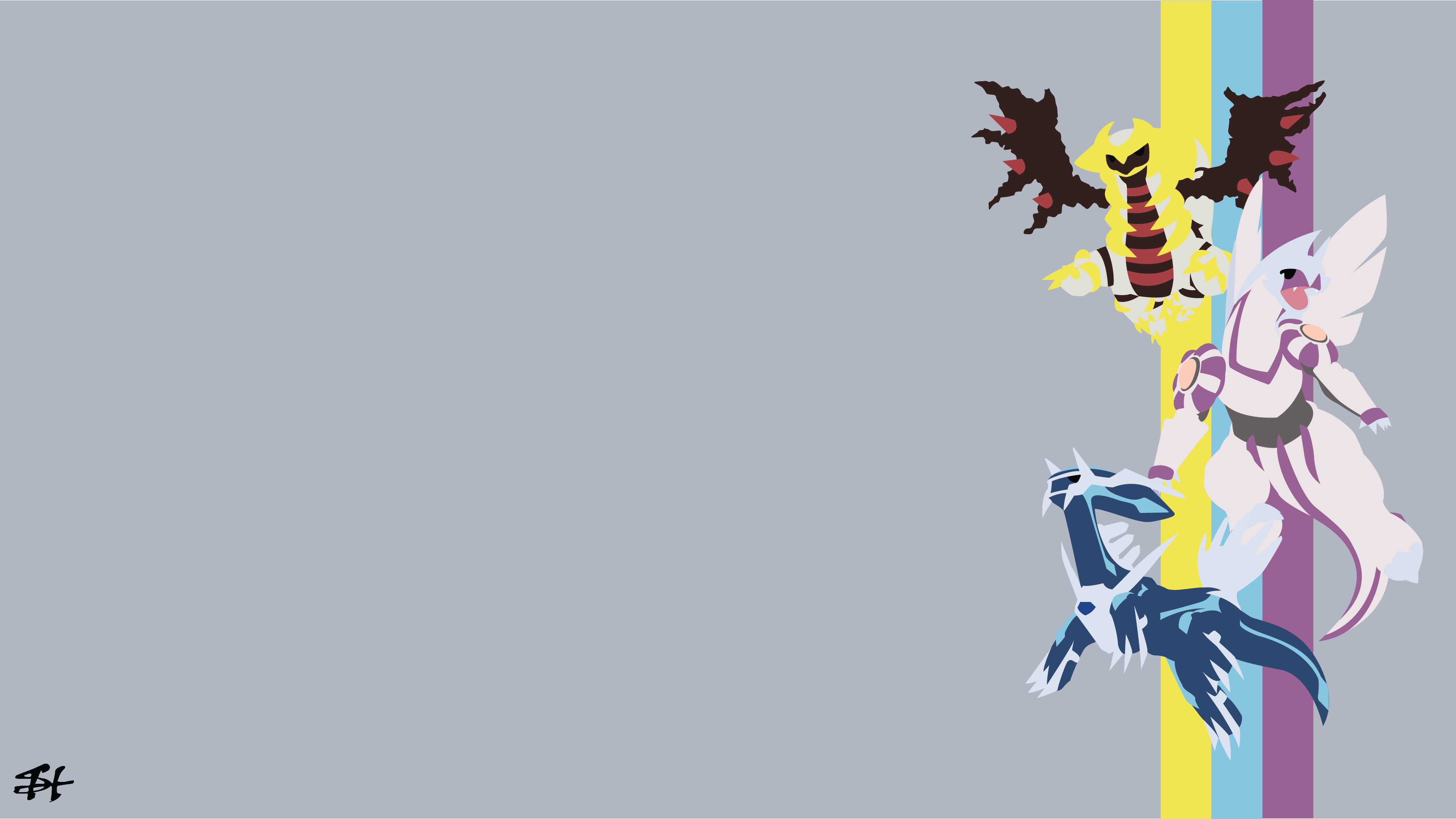 palkia and dialga wallpaper