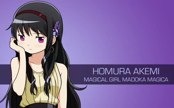 Homura Akemi Anime Puella Magi Madoka Magica HD Desktop Wallpaper | Background Image