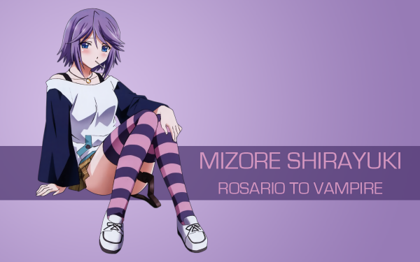 Anime Rosario + Vampire Mizore Shirayuki HD Wallpaper | Background Image