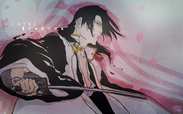 Byakuya Kuchiki Anime Bleach HD Desktop Wallpaper | Background Image