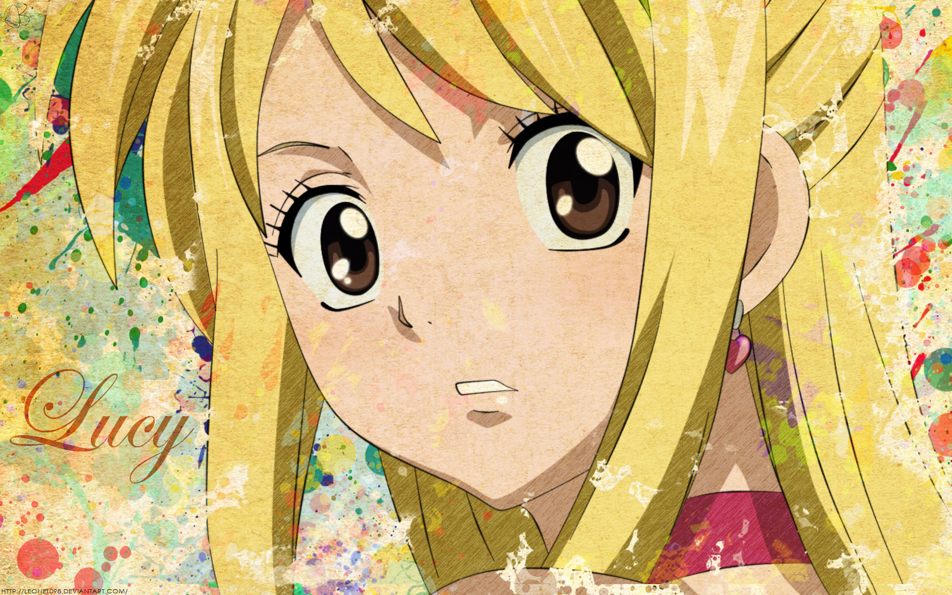 Download Lucy Heartfilia Anime Fairy Tail HD Wallpaper
