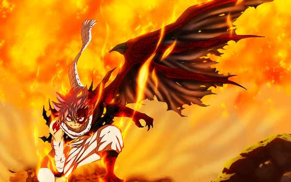 Anime Fairy Tail Natsu Dragneel Fire HD Wallpaper | Background Image