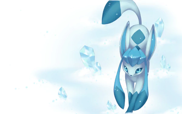 Glaceon (Pokémon) Anime Pokemon HD Desktop Wallpaper | Background Image