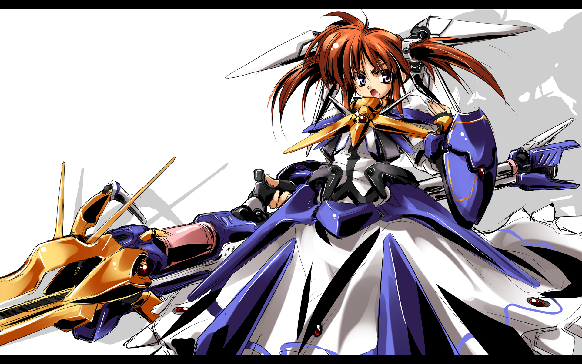 Download Anime Magical Girl Lyrical Nanoha HD Wallpaper