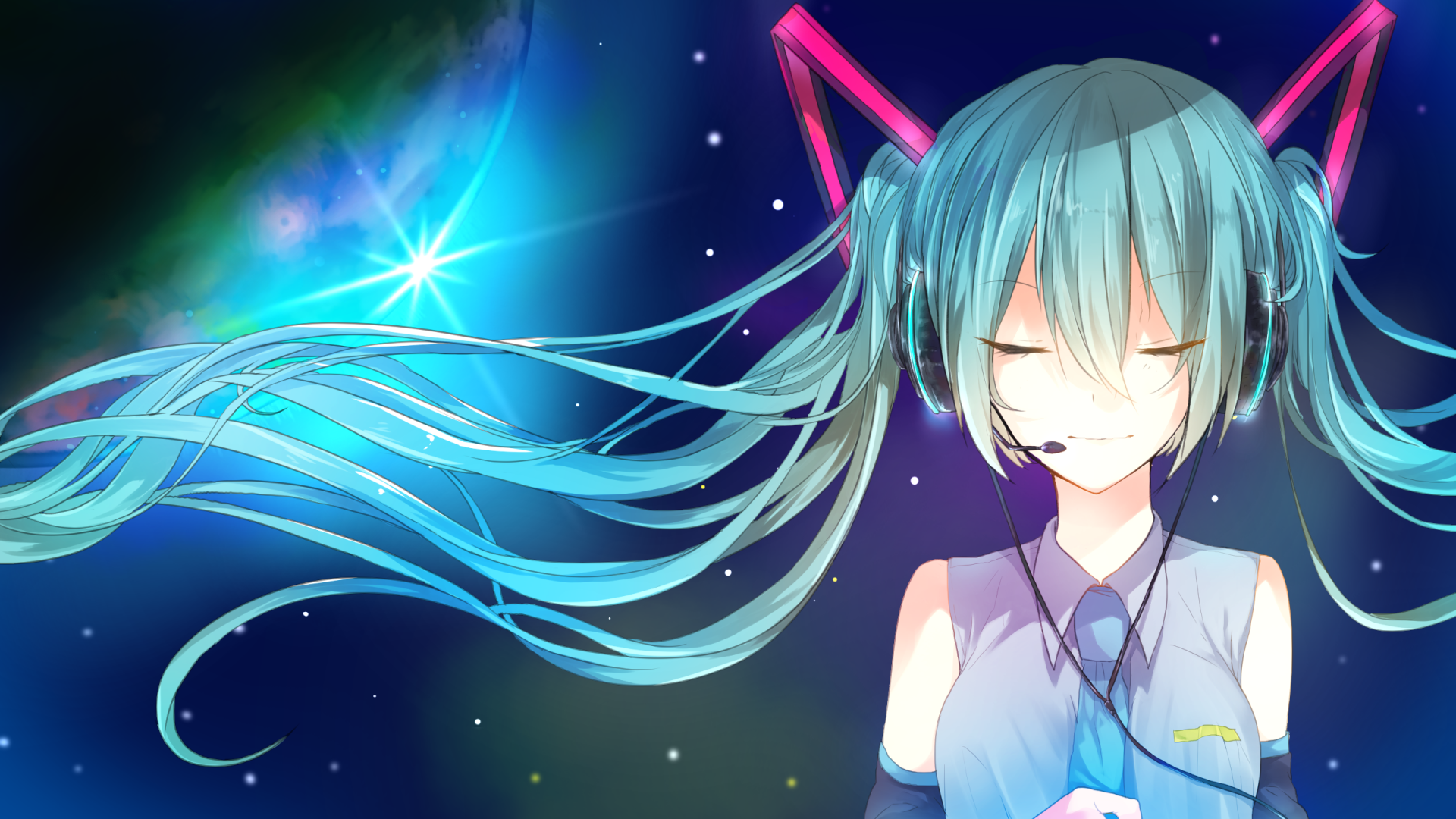 Download Hatsune Miku Anime Vocaloid HD Wallpaper