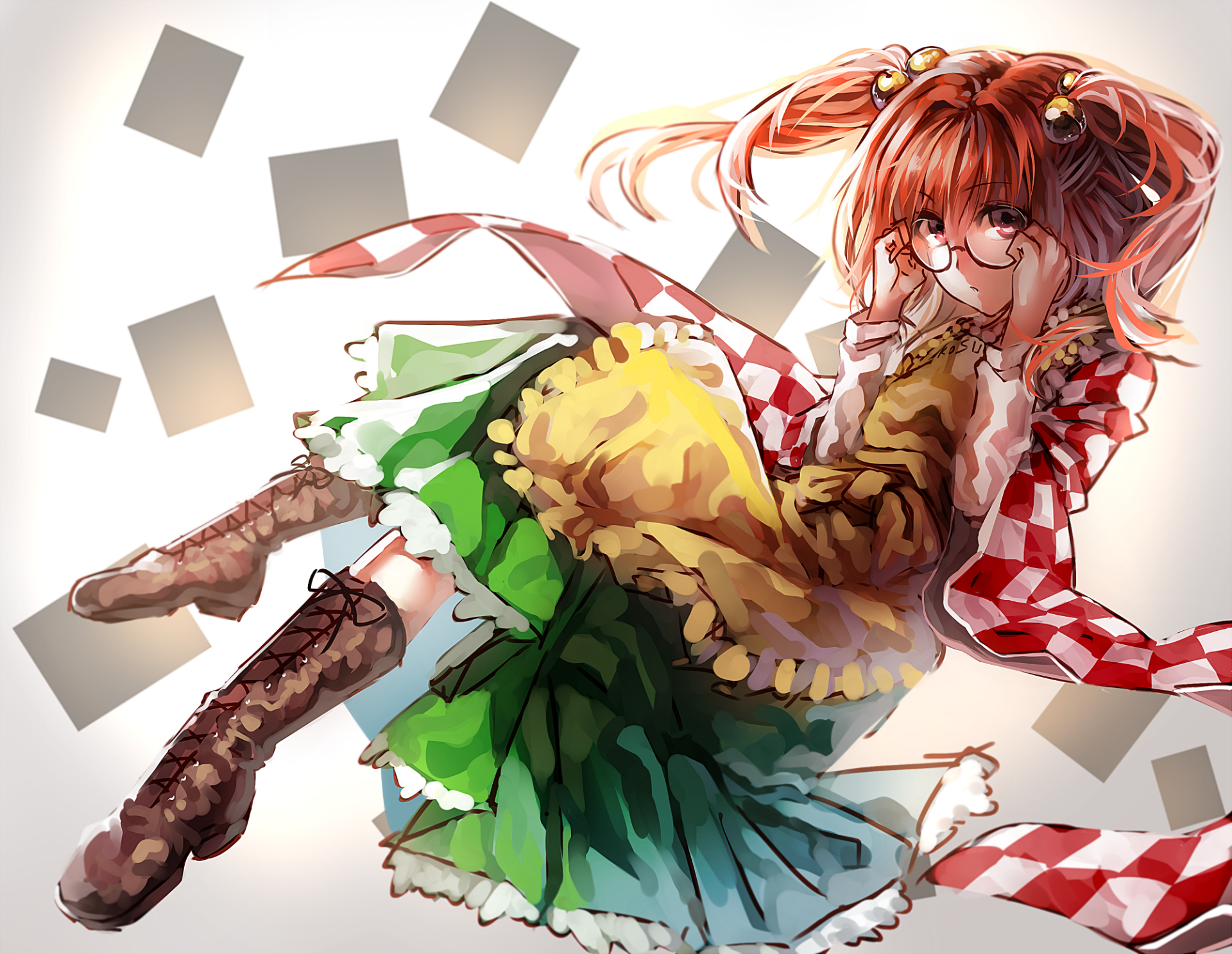Download Kosuzu Motoori Anime Touhou HD Wallpaper by 羽々斬