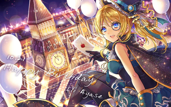 Eri Ayase Anime Love Live! HD Desktop Wallpaper | Background Image