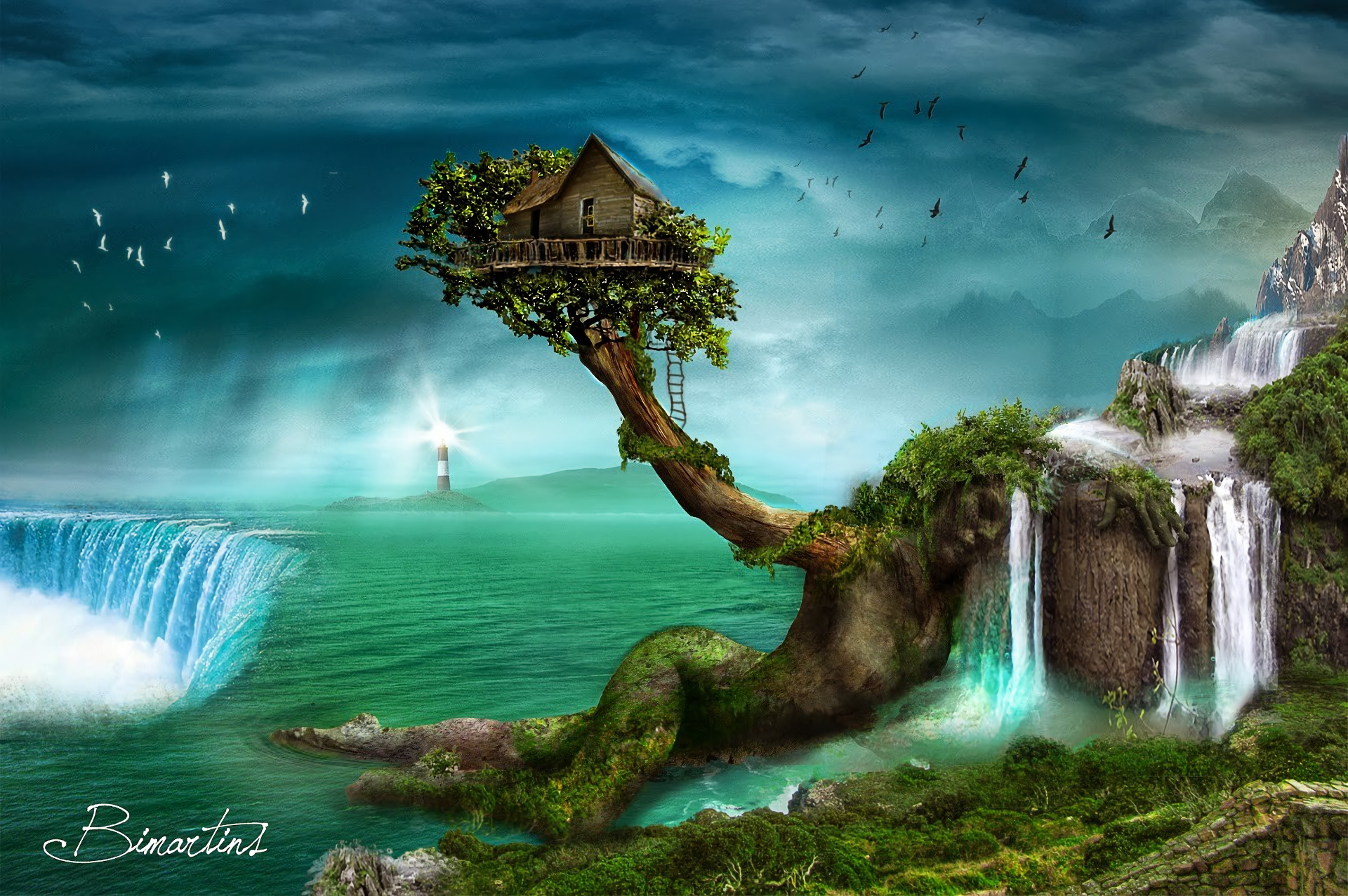 Fantasy Landscape HD Wallpaper | Background Image | 1920x1277