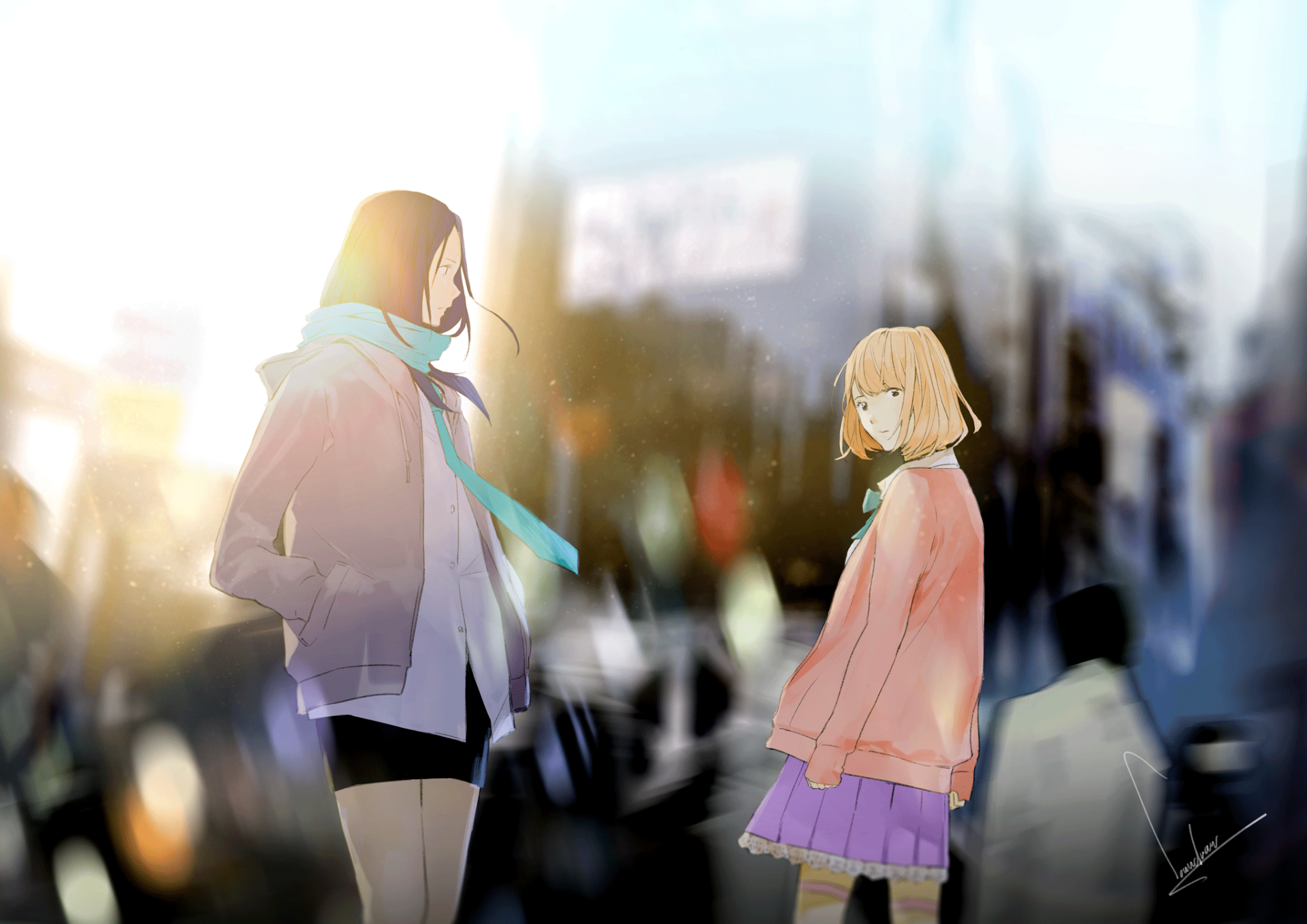 Download Anime Original HD Wallpaper by loundraw