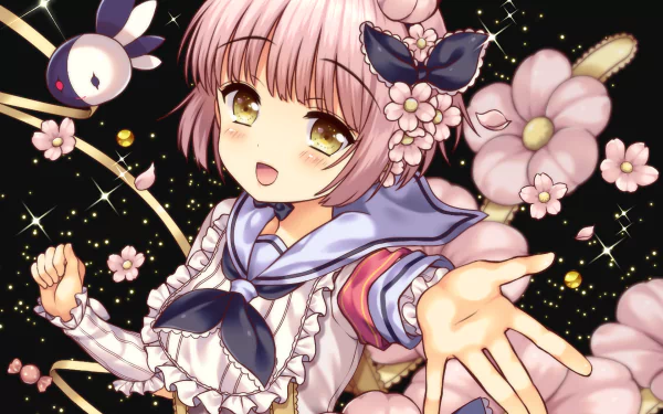 Snow White (Magical Girl Raising Project) Anime Magical Girl Raising Project HD Desktop Wallpaper | Background Image