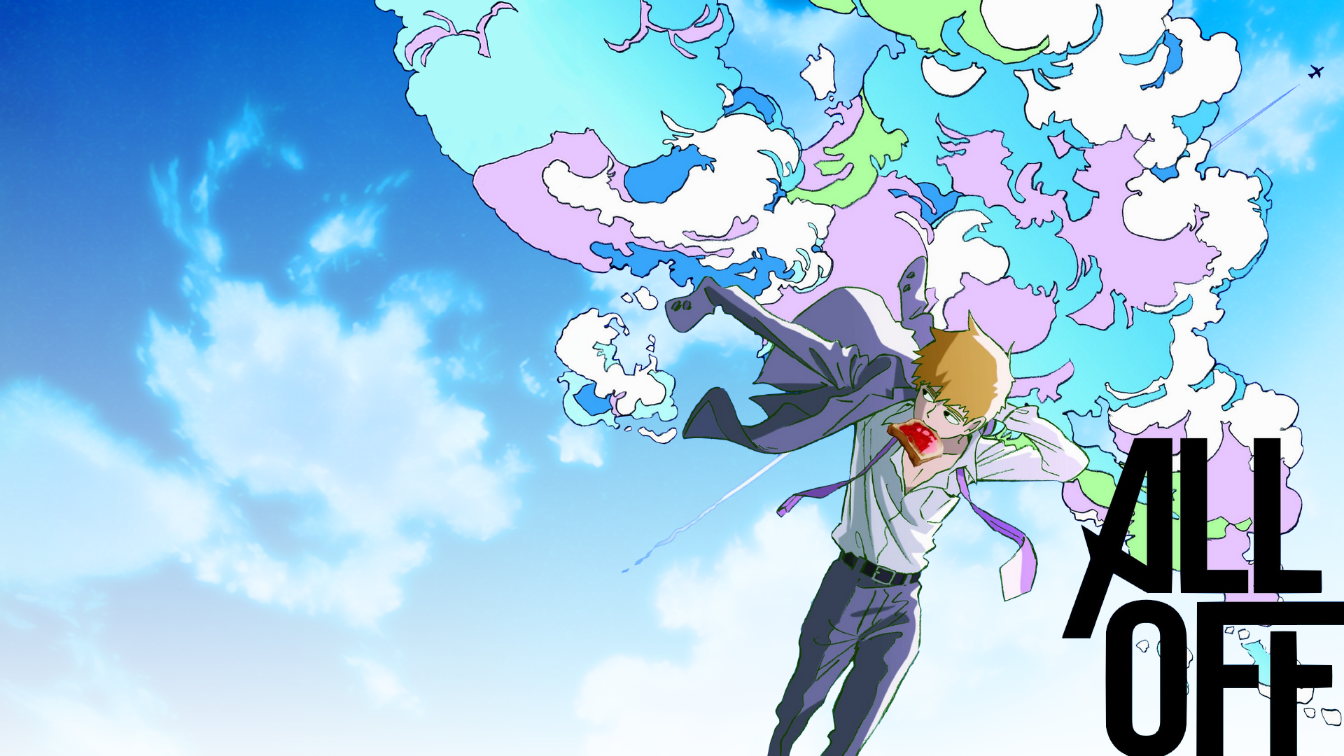 Mob Psycho 100 HD Wallpaper: Embrace the Chaos