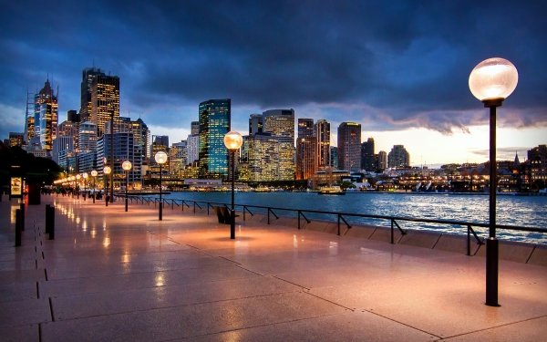 Man Made Sydney Cities Australia Street Building Lamp Post City Circular Quay Sydney Harbour HD Wallpaper | Background Image